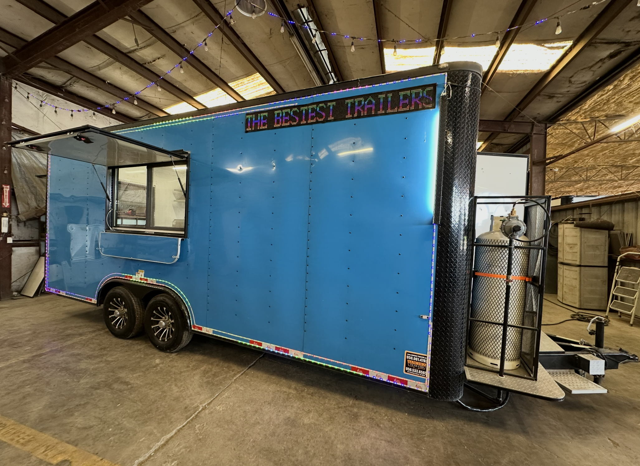 Cuban Grill mobile kitchen trailer exterior